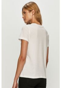 Lauren Ralph Lauren - T-shirt. Okazja: na co dzień. Kolor: biały. Materiał: bawełna, dzianina. Wzór: gładki. Styl: casual #5