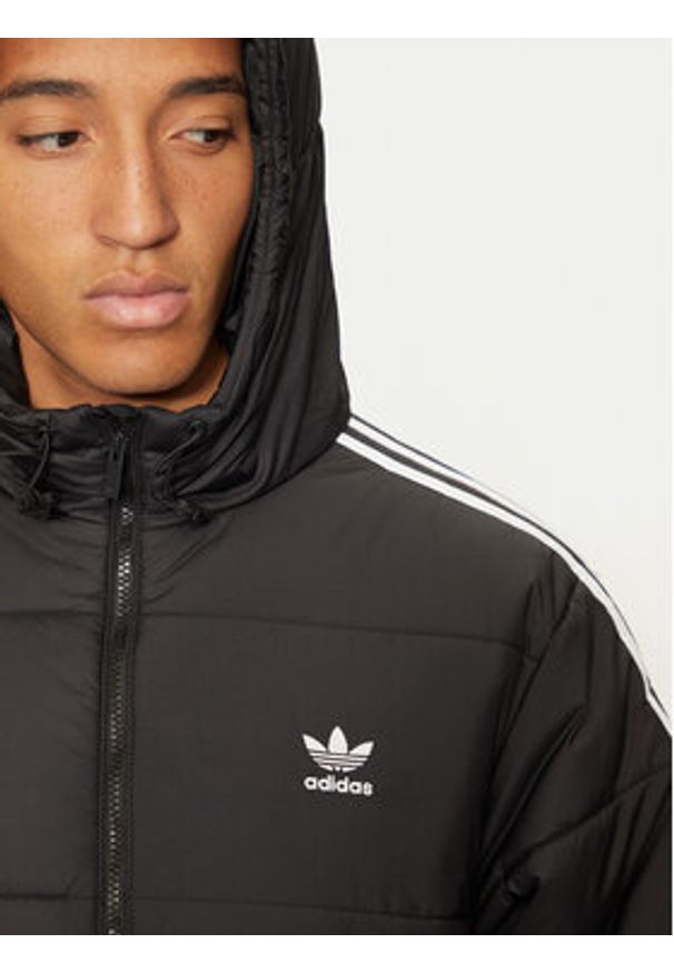 Adidas - adidas Kurtka zimowa adicolor HZ0684 Czarny Loose Fit. Kolor: czarny. Materiał: syntetyk. Sezon: zima