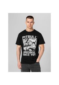 PITBULL - Koszulka męska Pitbull Drive. Kolor: biały, wielokolorowy, czarny. Materiał: bawełna #1