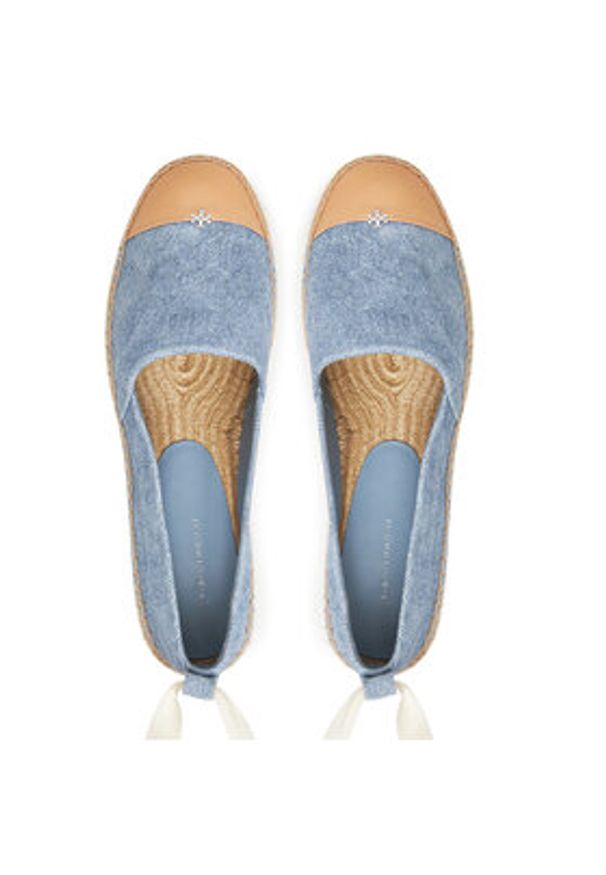 Tory Burch Espadryle 167994 Niebieski. Kolor: niebieski. Materiał: materiał