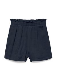 Vero Moda Szorty materiałowe Natali 10279687 Niebieski Baggy Fit. Kolor: niebieski. Materiał: bawełna