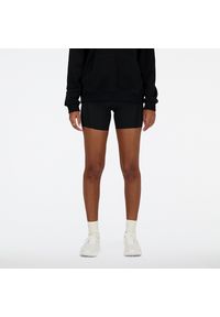 Spodenki damskie New Balance WS41271BK – czarne. Kolor: czarny. Materiał: poliester, materiał. Długość: krótkie. Sport: fitness #1
