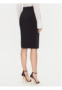Elisabetta Franchi Spódnica ołówkowa GO-099-51E2-V260 Czarny Regular Fit. Kolor: czarny. Materiał: syntetyk