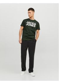 Jack & Jones - Jack&Jones T-Shirt Corp 12151955 Zielony Standard Fit. Kolor: zielony. Materiał: bawełna #5