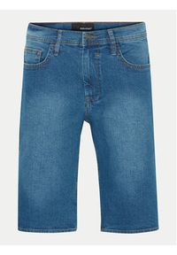 Blend Szorty jeansowe 20716430 Niebieski Slim Fit. Kolor: niebieski. Materiał: bawełna #4