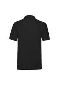 FRUIT OF THE LOOM - Koszulka Polo Premium Unisex Dla Dorosłych. Typ kołnierza: polo. Kolor: czarny