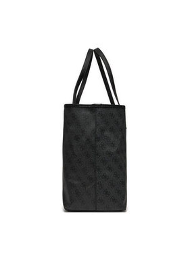 Guess Torebka Eliette Logo HWSG93 18290 Czarny. Kolor: czarny. Materiał: skórzane