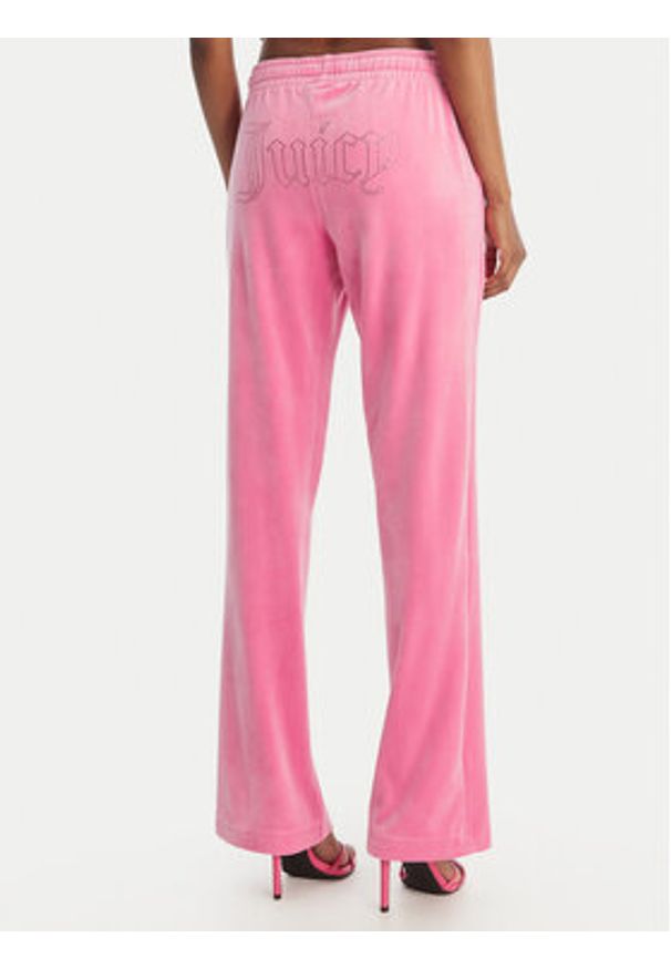 Juicy Couture Spodnie dresowe Tina JCWBJ126327 Różowy Straight Leg. Kolor: różowy. Materiał: syntetyk