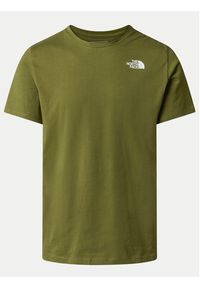 The North Face T-Shirt Foundation Mountain Lines NF0A8830 Zielony Regular Fit. Kolor: zielony. Materiał: bawełna #7