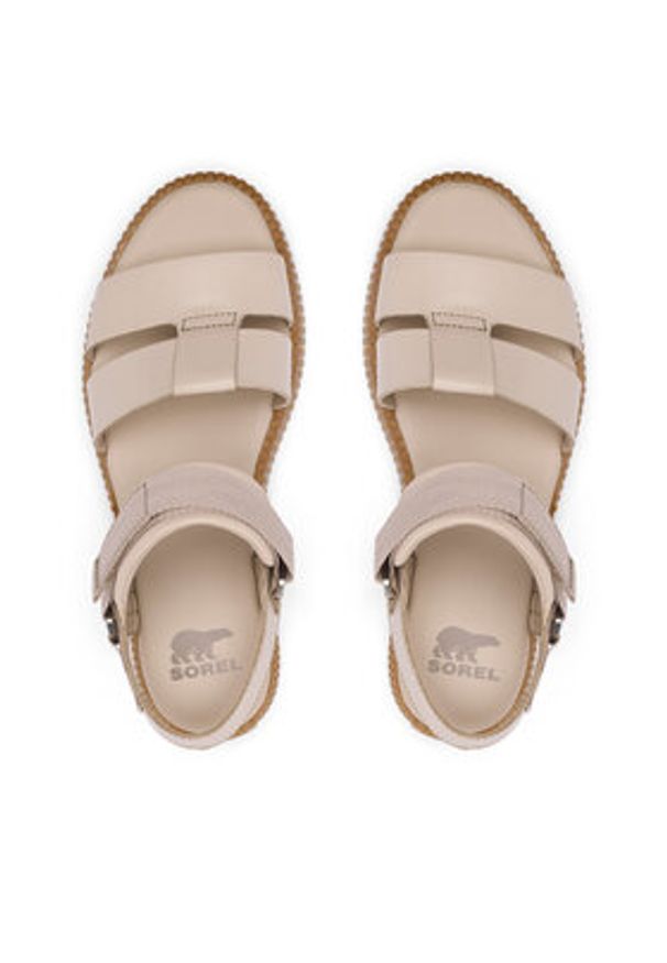 sorel - Sorel Sandały ONA AVE™ Women's Ankle Strap 2113191 Szary. Kolor: szary. Materiał: skóra