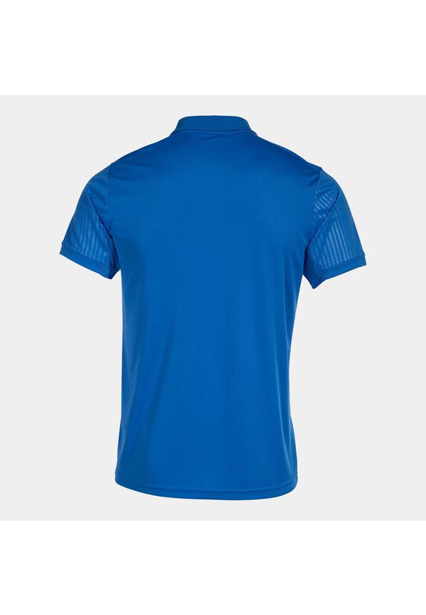 Koszulka polo męska Joma Montreal. Typ kołnierza: polo. Kolor: niebieski