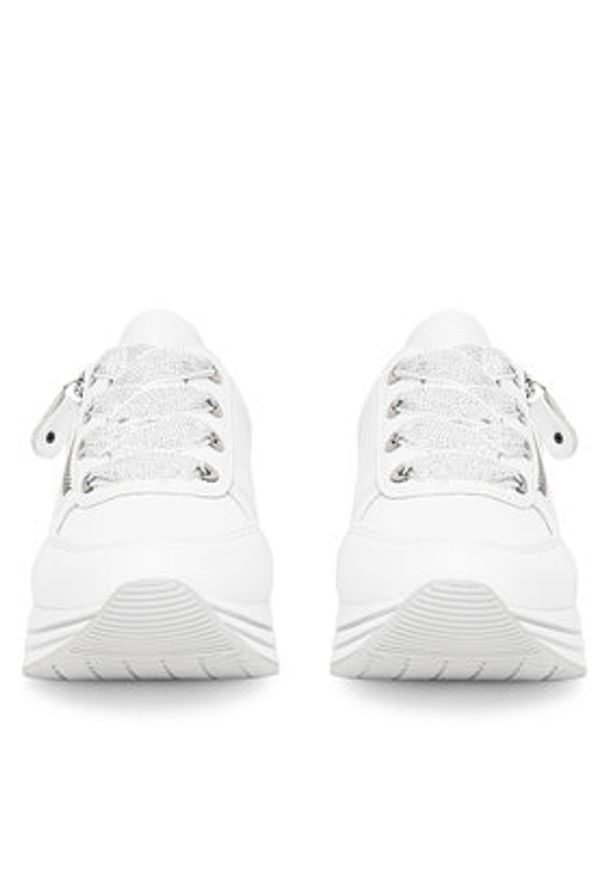 Remonte Sneakersy D1302-82 Biały. Kolor: biały. Materiał: skóra