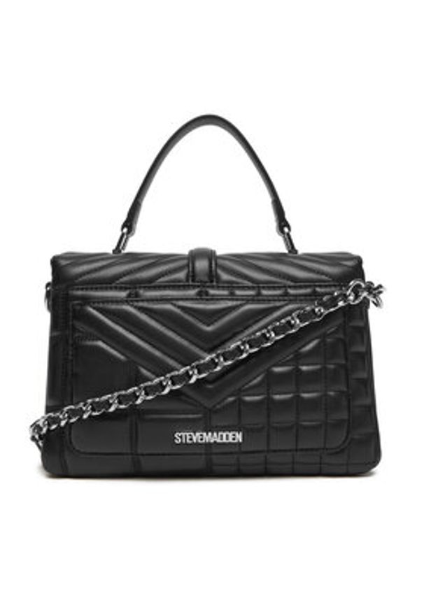 Steve Madden Torebka Bplais SM13001817 Czarny. Kolor: czarny. Materiał: skórzane