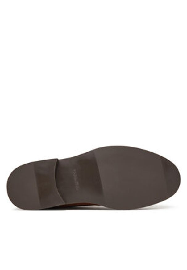 Calvin Klein Półbuty Ess Rubber Derby Su HM0HM01928 Brązowy. Kolor: brązowy. Materiał: zamsz, skóra