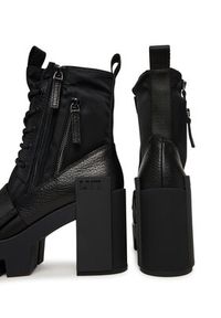 United Nude Trzewiki Grip Combat Mid 1096201165 Czarny. Kolor: czarny. Materiał: skóra