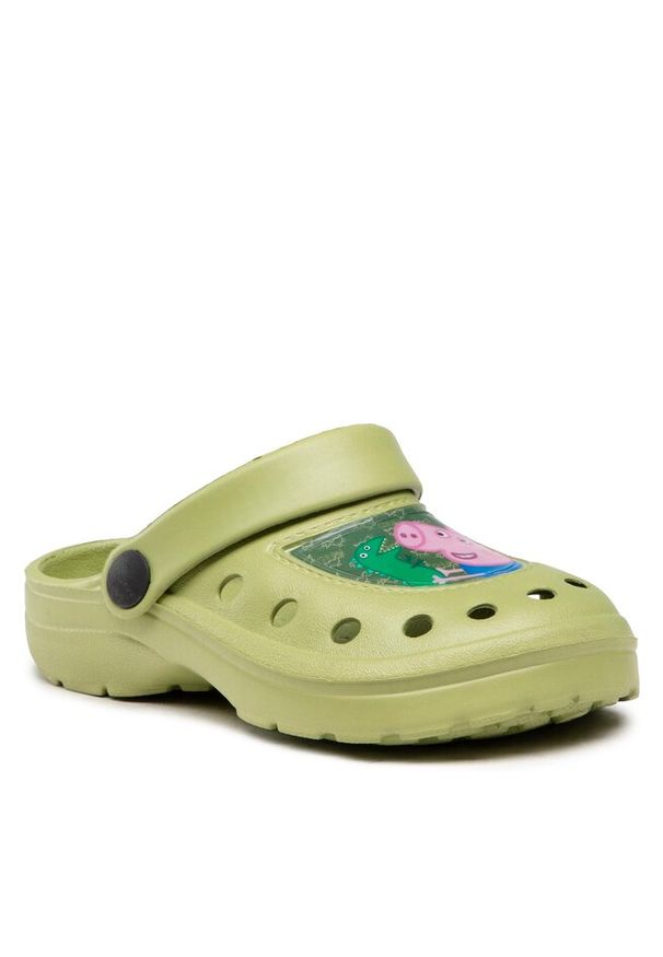 Klapki Peppa Pig. Kolor: zielony