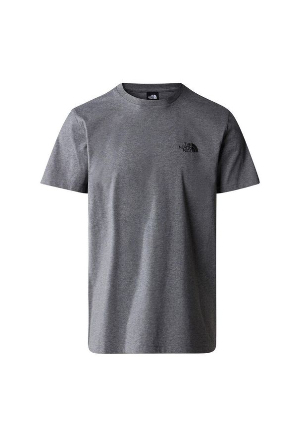 The North Face Koszulka S/S Simple Dome Nf0A87Ngdyy. Kolor: szary