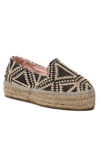 Manebi Espadryle Raffia Pattern Double Sole Espadriles G 5.2 D0 Beżowy. Kolor: beżowy