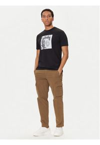 BOSS T-Shirt Lupo 50554615 Czarny Regular Fit. Kolor: czarny. Materiał: bawełna