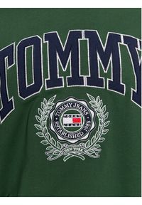 Tommy Jeans Bluza College Graphic DM0DM16804 Zielony Boxy Fit. Kolor: zielony. Materiał: bawełna #5