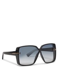 Okulary przeciwsłoneczne Tom Ford. Kolor: czarny. Wzór: gradientowy #1