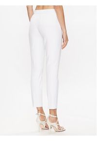 MICHAEL Michael Kors Spodnie materiałowe MS330GL8AE Biały Slim Fit. Kolor: biały. Materiał: materiał, syntetyk, wiskoza #3