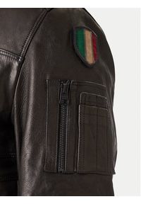 Aeronautica Militare Kurtka skórzana 252PN0846U100839 Czarny Regular Fit. Kolor: czarny. Materiał: skóra #5