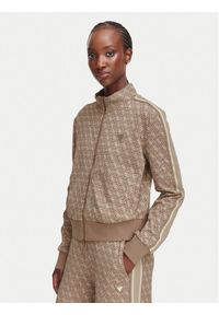 Guess Bluza V6YQ28 K5183 Brązowy jasny Regular Fit. Kolor: brązowy. Materiał: syntetyk #1