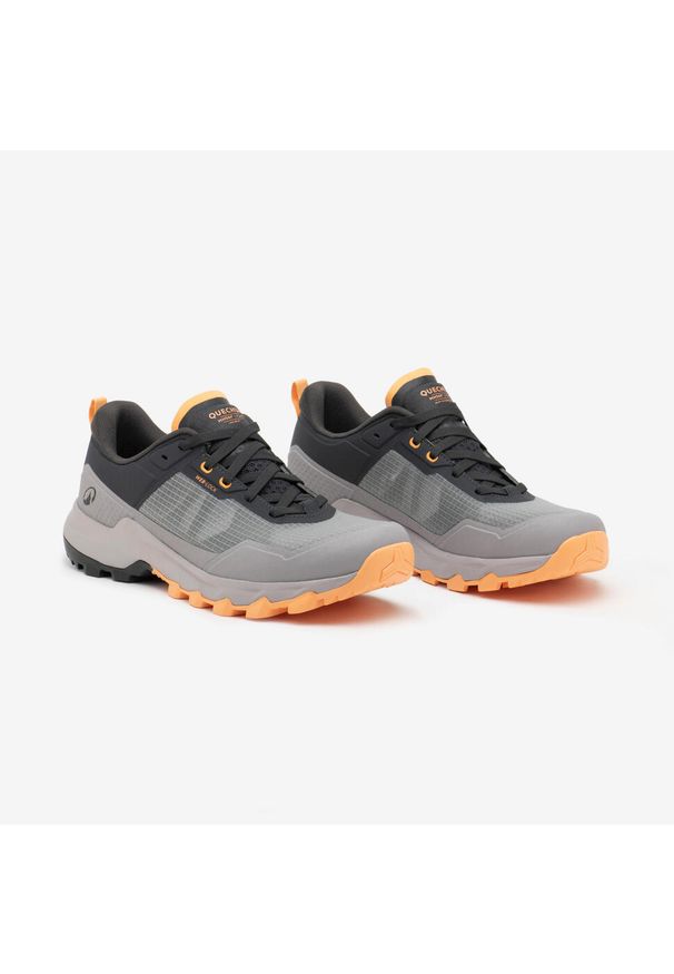 quechua - Buty turystyczne męskie Quechua MH500 Light. Kolor: pomarańczowy, wielokolorowy, szary. Materiał: guma, materiał