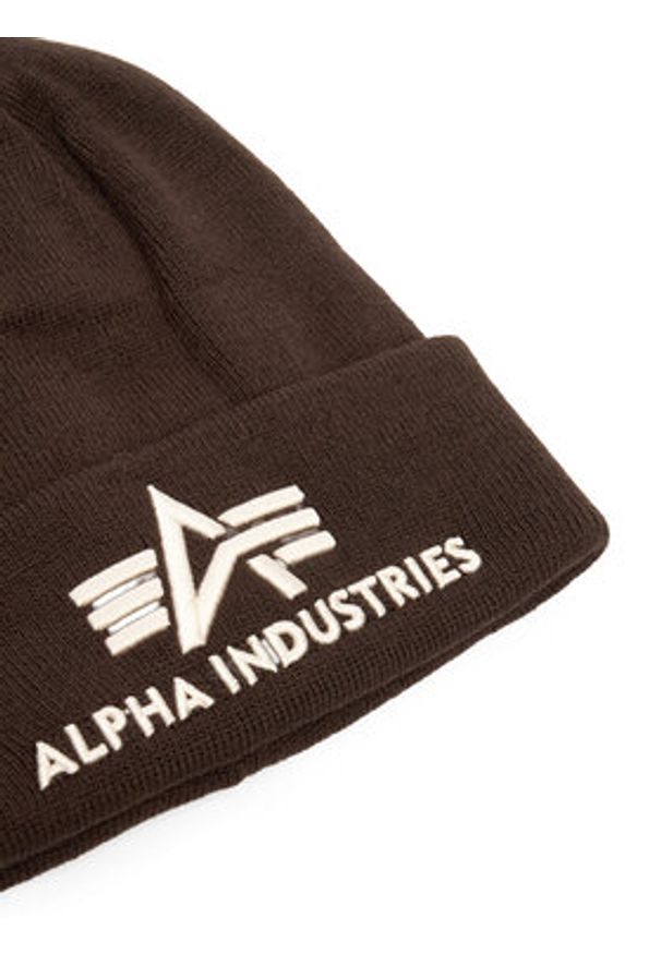 Alpha Industries Czapka 168910 Brązowy. Kolor: brązowy. Materiał: akryl
