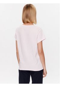 TOMMY HILFIGER - Tommy Hilfiger T-Shirt UW0UW04525 Różowy Regular Fit. Kolor: różowy. Materiał: bawełna #3