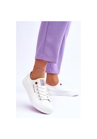 Klasyczne Damskie Trampki Cross Jeans LL2R4052 Białe. Zapięcie: sznurówki. Kolor: biały. Materiał: materiał, guma. Szerokość cholewki: normalna. Styl: klasyczny #3