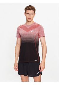 Asics T-Shirt Seamless 2011C398 Bordowy Regular Fit. Kolor: czerwony. Materiał: syntetyk #1