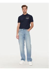 Lacoste Polo PH8742 Granatowy Regular Fit. Typ kołnierza: polo. Kolor: niebieski. Materiał: bawełna #5