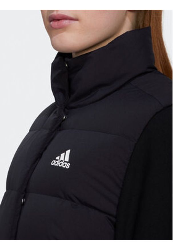 Adidas - adidas Bezrękawnik Helionic Down Vest HG6280 Czarny Regular Fit. Kolor: czarny. Materiał: syntetyk. Długość rękawa: bez rękawów