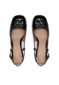 Love Moschino - LOVE MOSCHINO Sandały JA10117G1MIE300A Czarny. Kolor: czarny. Materiał: skóra #4