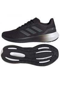 Adidas - Buty do biegania adidas Runfalcon 3.0 M HP7554 czarne. Zapięcie: sznurówki. Kolor: czarny. Materiał: materiał, syntetyk. Szerokość cholewki: normalna #6