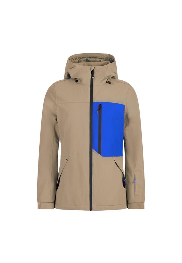 Damska kurtka narciarska Protest Salut. Kolor: wielokolorowy, beżowy, brązowy. Sezon: zima. Sport: narciarstwo