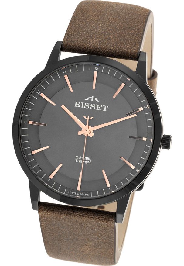 Zegarek Bisset Szwajcarski zegarek męski Bisset BSCF25 -3A TYTAN series