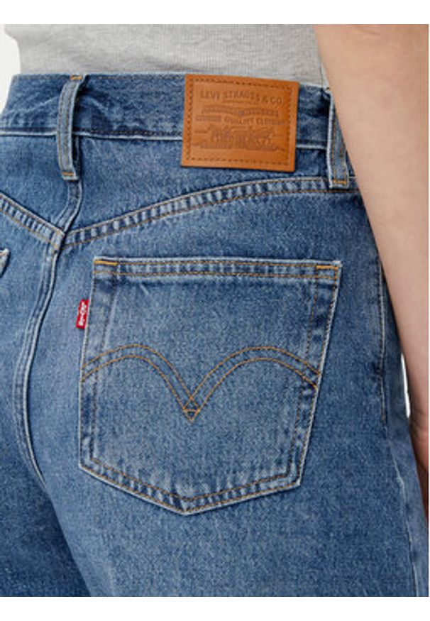 Levi's® Szorty jeansowe A9311-0005 Niebieski Baggy Fit. Kolor: niebieski. Materiał: bawełna