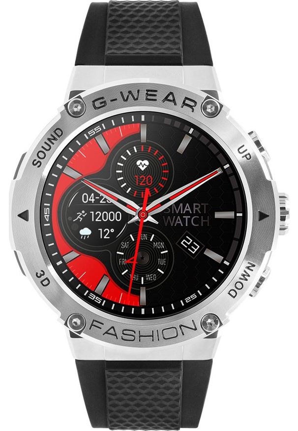 WATCHMARK - Smartwatch Watchmark G-WEAR Czarny. Rodzaj zegarka: smartwatch. Kolor: czarny