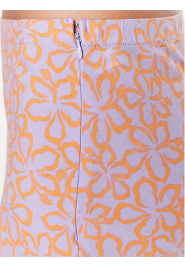 Roxy Spódnica midi ERJWK03140 Różowy Regular Fit. Kolor: różowy. Materiał: wiskoza
