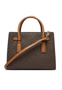 MICHAEL Michael Kors Torebka Hamilton Moderne 30T6GNXS1B Brązowy ciemny. Kolor: brązowy. Materiał: skórzane #4