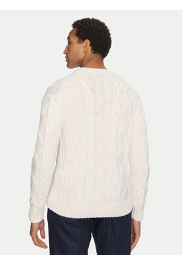 PAUL & SHARK - Paul&Shark Sweter 14311084 Écru Regular Fit. Materiał: wełna
