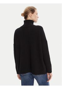 Weekend Max Mara Golf Borgia 2525366112 Czarny Relaxed Fit. Typ kołnierza: golf. Kolor: czarny. Materiał: wełna #4