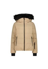 Kurtka narciarska damska CMP. Kolor: brązowy. Sezon: zima. Sport: narciarstwo #1