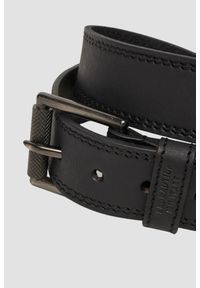 Aeronautica Militare - AERONAUTICA MILITARE Czarny męski skórzany pasek, Rozmiar 95. Kolor: czarny. Materiał: skóra. Styl: elegancki, klasyczny #2