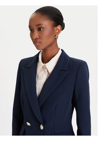 Rinascimento Marynarka CFC0126221003 Granatowy Slim Fit. Kolor: niebieski. Materiał: syntetyk