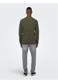 Only & Sons Sweter Ese 22023172 Zielony Regular Fit. Kolor: zielony. Materiał: syntetyk #7