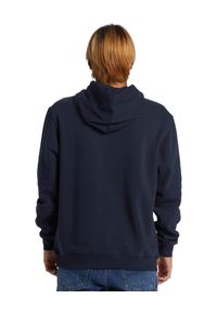 Quiksilver - Bluza z kapturem dla Mężczyzn BIG LOGO Czarny. Typ kołnierza: kaptur. Kolor: niebieski. Materiał: poliester, bawełna. Długość rękawa: długi rękaw. Długość: długie